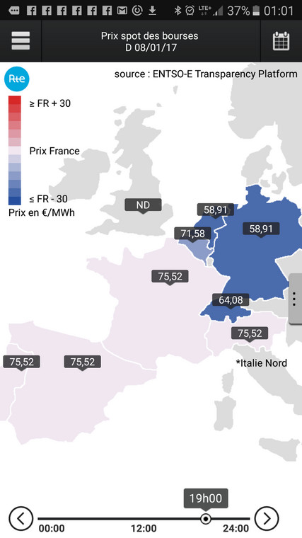 Dzięki tej aplikacji Francuzi mogą śledzić nie tylko aktualną produkcję energii, emisję, ceny prądu ale także otrzymać ostrzeżenie o napiętym bilansie energetycznym kraju. Rząd ma nadzieję, że to pomoże w redukcji zapotrzebowania na moc.