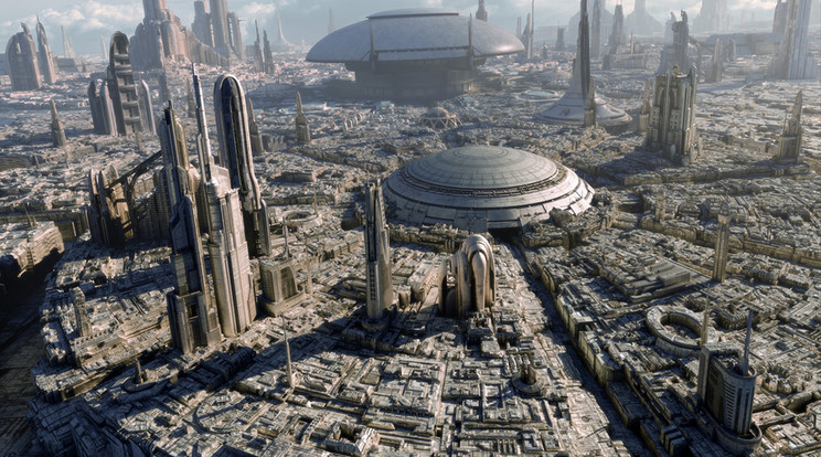 A Galaktikus Birodalom központja a Coruscant, amelynek 
teljes felszínét egy metropolisz foglalja el