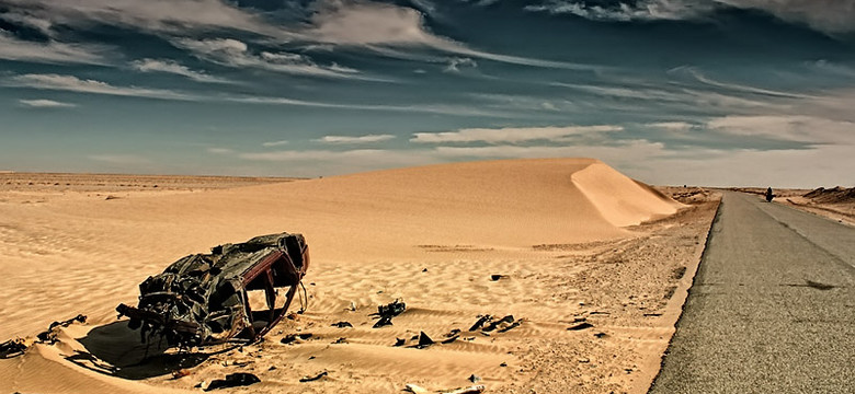 Mauretania rowerem. Burze piaskowe i wojskowe posterunki