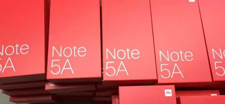 Xiaomi Redmi Note 5A wkrótce w sprzedaży