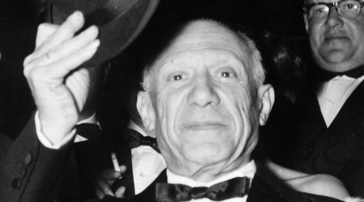 Pablo Picasso 1956-ban. Most már 12 festményt láthatnak tőle az érdeklődők az iráni múzeumban. / Fotó:NorthFoto