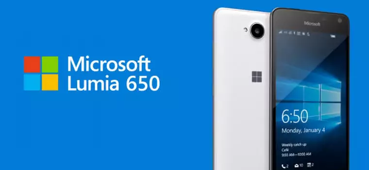 Microsoft Lumia 650 w polskiej przedsprzedaży