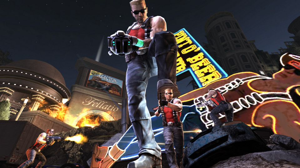 Kadr z gry "Duke Nukem Forever"