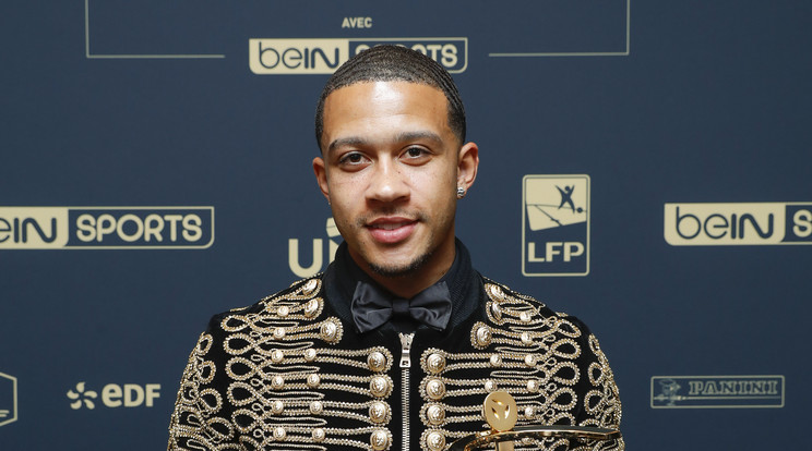 Depay nagyon elhitte /Fotó: AFP