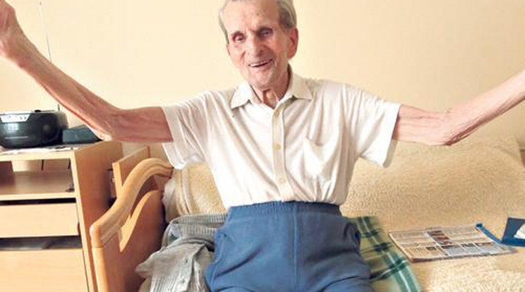 Orvosi csodának tartják a 110 éves Rezső bácsit 