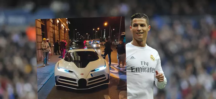 Cristiano Ronaldo pojawił się w Madrycie za kierownicą Bugatti za 37 mln zł