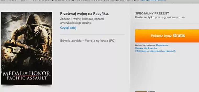 EA spełnia obietnicę - Medal of Honor: Wojna na Pacyfiku już za darmo