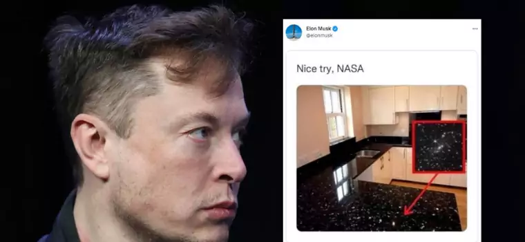 Elon Musk komentuje zdjęcie z Teleskopu Jamesa Webba. "Blat stołu kuchennego"