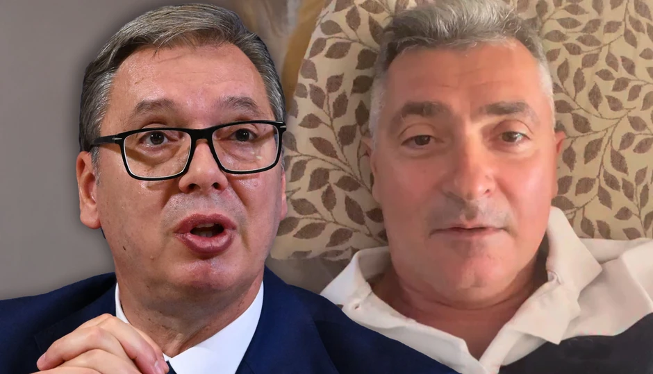 Aleksandar Vučić i Ilija Srdanović