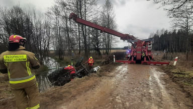 Tragiczny wypadek na Podlasiu. Nie żyje kierowca ciągnika