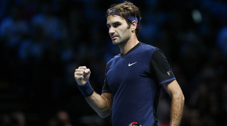 Roger Federer már a legjobb négy között van/Fotó: Northfoto