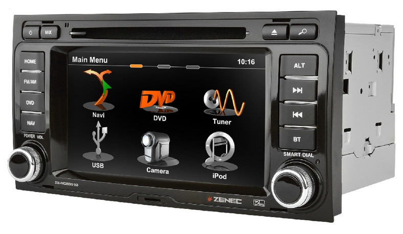 Zenec ZE-NC2051D: radio do VW Transportera T5