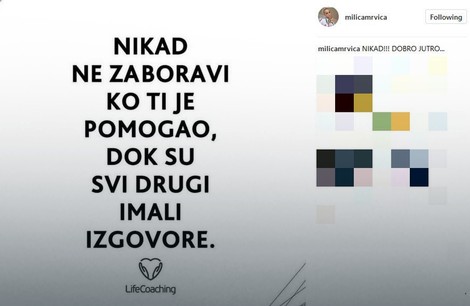 Poruka Milice Dabović