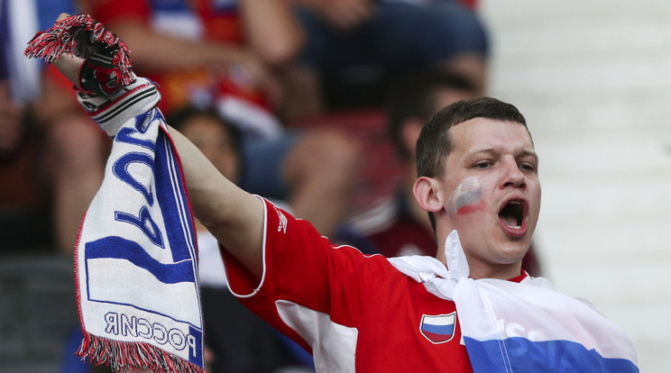 Idén szószerint kitettek magukért a Szbornaja rajongói /Fotó: AFP