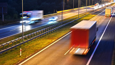 Ciężarówka zablokowała drogę krajową 46 w Laskach