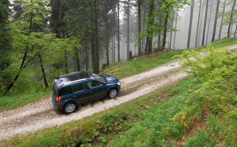 Škoda Yeti 4x4.