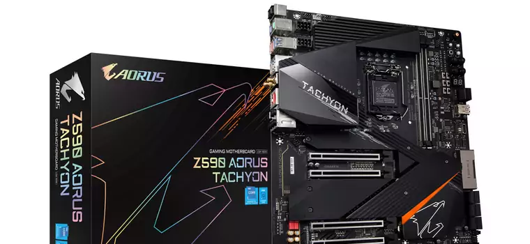 Gigabyte Z590 Aorus Tachyon to płyta główna dla fanów ekstremalnego podkręcania