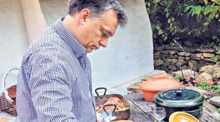 Így sütögette pecsenyéjét  Orbán