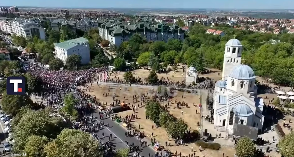 Sahrana Ratka Mladića, crkva Svetog apostola Luke na Vidikovcu 