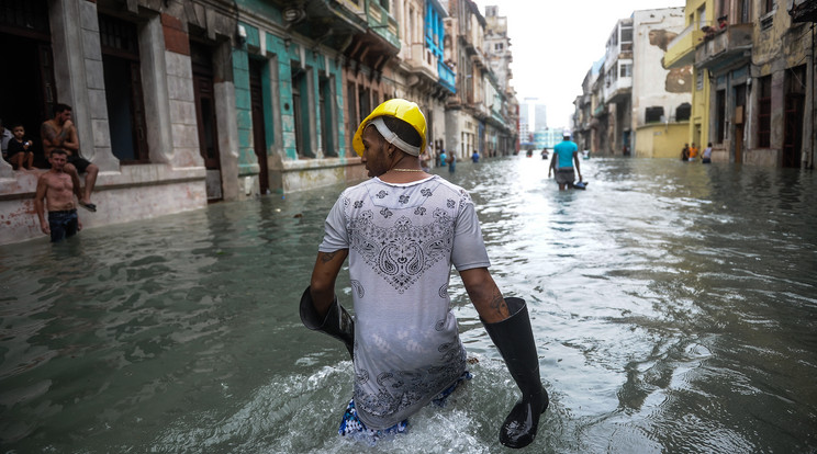 Az Irma hurrikán Kubában is katasztrofális helyzetet okozott/Fotó: AFP