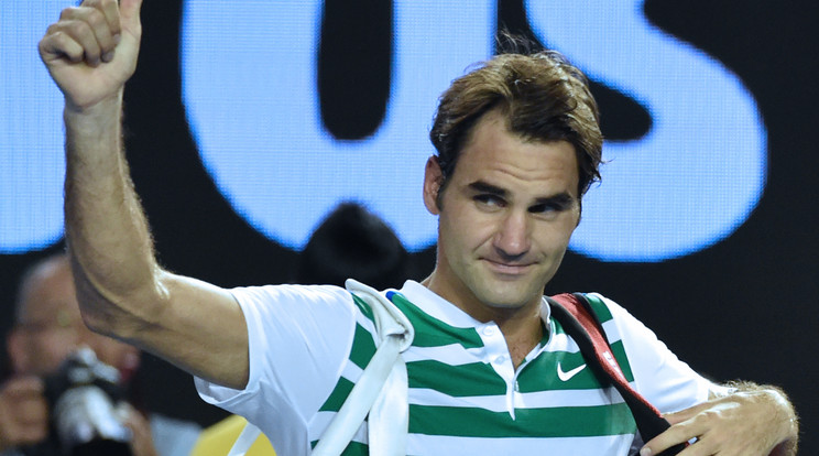 Federernek van a legtöbb bevétele a szponzori pénzekből /Fotó: AFP