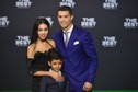 Cristiano Ronaldo z partnerką Georginą Rodriguez i synem Cristiano Ronaldo Juniorem