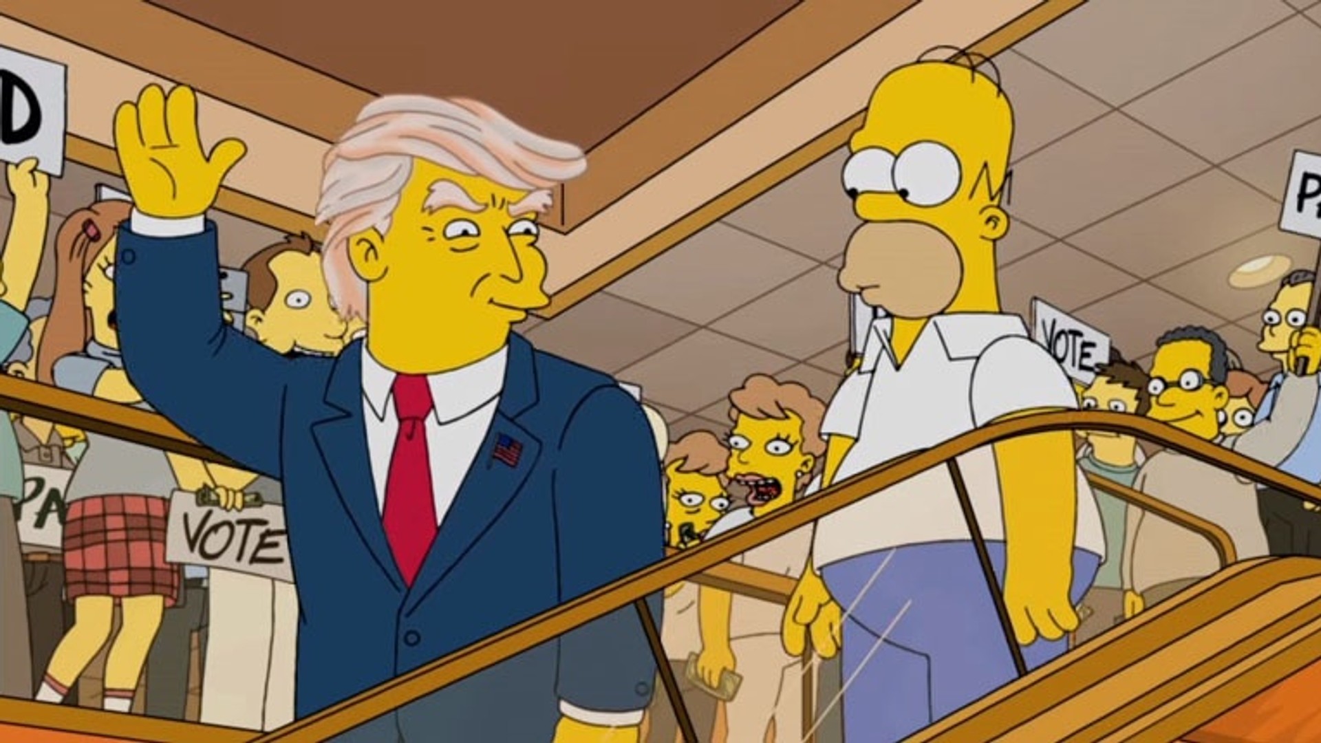 Donald Trump w serialu The Simpsons Noizz