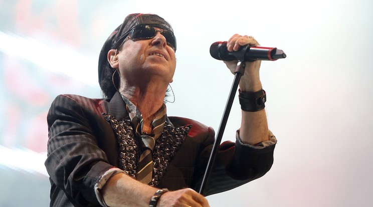 Sokak mellett Klaus Meine, a Scorpions együttes frontembere is közreműködött Leslie Mandoki produkciójában  /Fotó: RAS-archívum