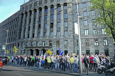 Protest sindikata pošte Srbije