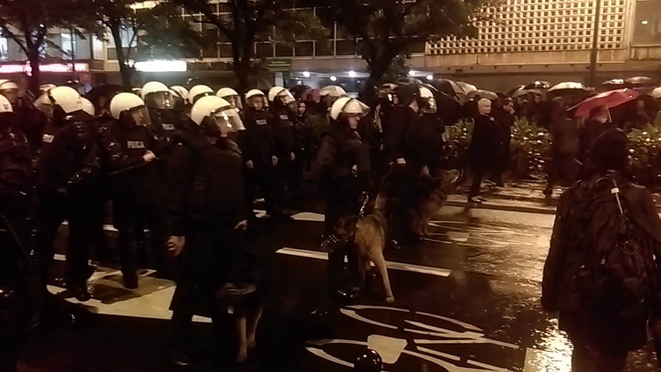 Starcia z policją