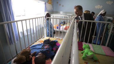 Premier Tusk odwiedził dom dziecka w zambijskim Kasisi