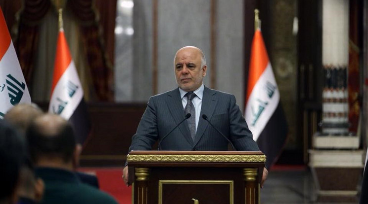 Haider al-Abádi iraki kormányfő /Fotó: AFP