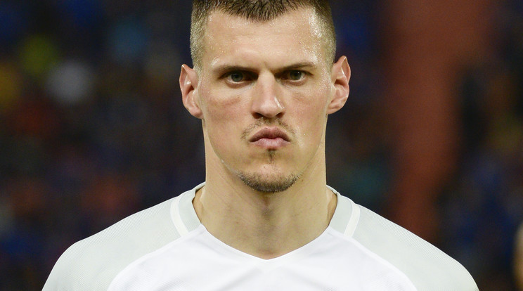 Martin Skrtel, a Thaiföld-Szlovákia meccsen, 2018. március 25-én /Fotó: AFP