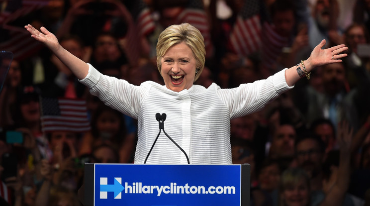 Hivatalosan is Hillary a demokrata párt jelöltje / Fotó: AFP