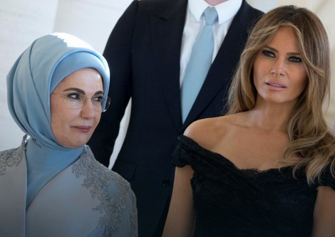Emina Erdogan i Melanija Tramp