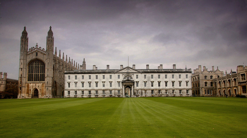 King's College będący częścią Uniwersytetu Cambridge