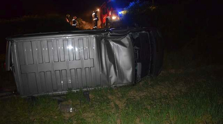 Ittasan kötött el egy kisbuszt, majd halálos balesetet okozott vele egy dorogi férfi / Fotó: Police.hu