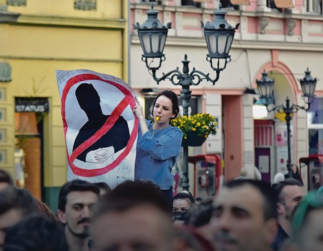 Sa protesta u Novom Sadu