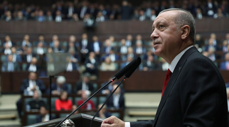 Recep Tayyip Erdogan török elnök / Fotó: MTI/EPA