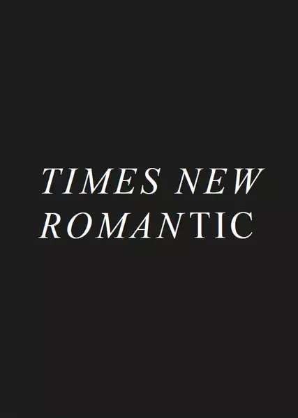 Times New Romantic plakat Barrakuz