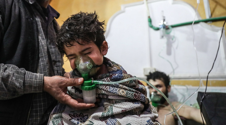 Ezek a képek a szíriai felkelők uralta kelet-gútai térség egyik kórházában készültek /Fotó: MTI