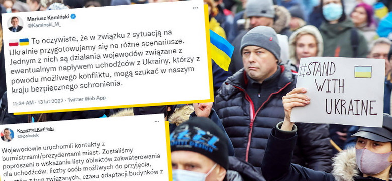 Coraz bardziej napięta sytuacja na linii Rosja-Ukraina. Polskie miasta przygotowują się na przyjęcie uchodźców 