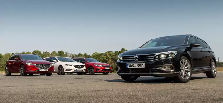 Nowy Volkswagen Passat kombi kontra Mazda 6, Kia Optima i Opel Insignia - czy nadal jest najlepszym wyborem?