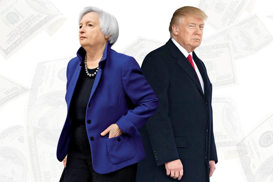 Janet Yellen i Donald Trump