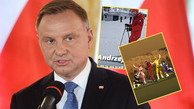 Andrzej Duda wybrał się na narty. Memy z udziałem prezydenta zalały sieć!