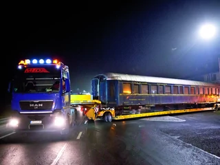 W grudniu firma MTS Skuratowicz przewoziła oryginalne wagony Orient Expressu z Małaszewicz do Clermont-Ferrand we Francji