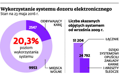 Wykorzystanie systemu dozoru elektronicznego