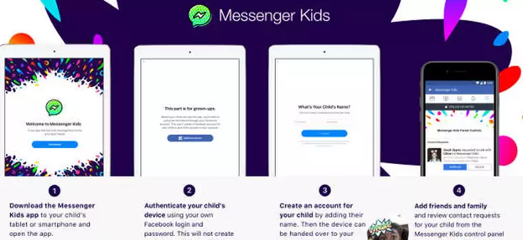 Facebook wypuszcza Messengera w wersji dla dzieci