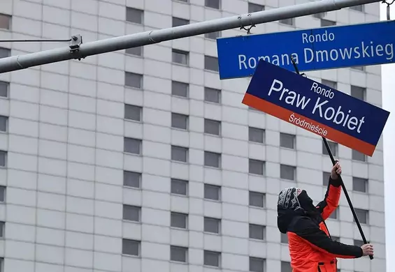 Rondo Dmowskiego zmieni nazwę na "Rondo Praw Kobiet". Zapadła decyzja