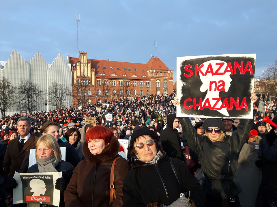 Międzynarodowy Strajk Kobiet: Szczecin, Fot. Alicja Wirwicka